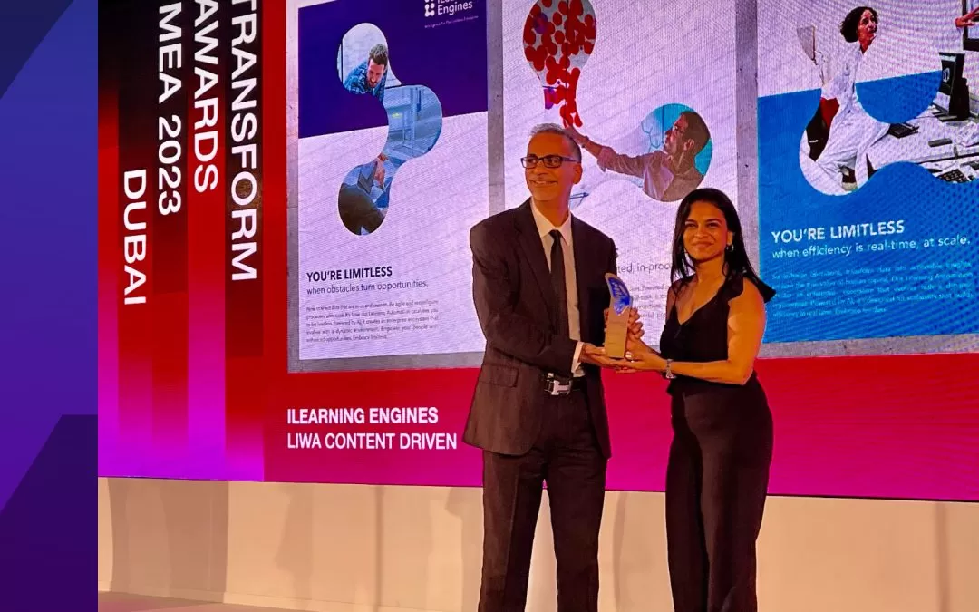 iLearningEngines and Liwa Content Driven Win “Best Brand Evolution (Business)” at Transform Awards MEA 2023